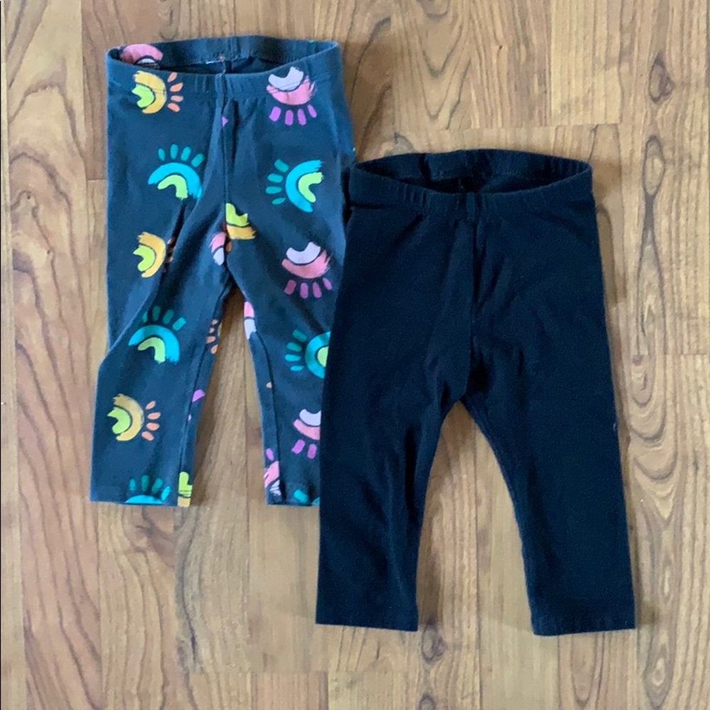 Set of toddler Capri leggings